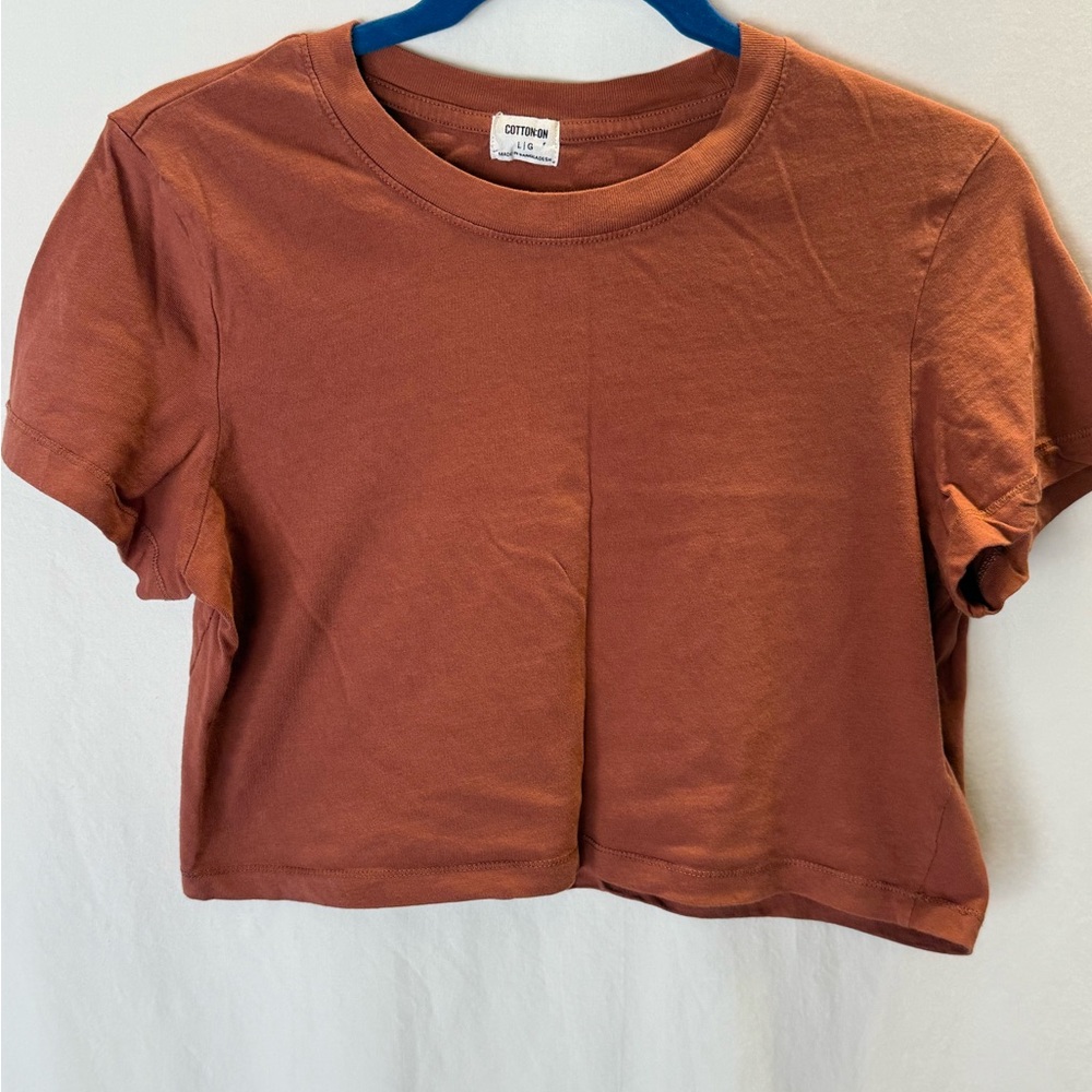Cotton On Women's Short Sleeve  Crop Top size large